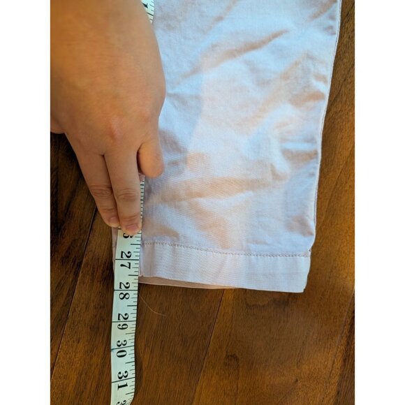 GAP Girlfriend Chino Pants Women's Purple Stretch Mid Rise Slim Leg Taper NWT 8 - Picture 6 of 7